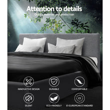 Load image into Gallery viewer, Fabric Grey Queen Bed Frame

