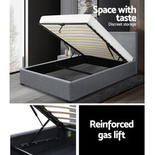 Load image into Gallery viewer, Artiss Nino Bed Frame Fabric - Grey King Single
