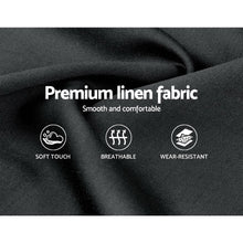 Load image into Gallery viewer, Artiss Pier Bed Frame Fabric - Charcoal King

