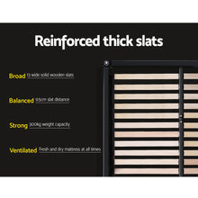 Load image into Gallery viewer, Charcoal Queen Fabric Bed Frame
