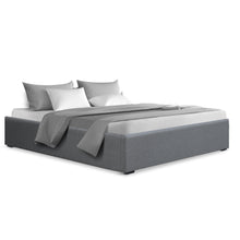 Load image into Gallery viewer, Double Fabric Gas Lift Base With Storage Bed Frame
