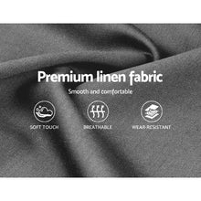 Load image into Gallery viewer, Artiss King Size Gas Lift Bed Frame Base With Storage Platform Fabric
