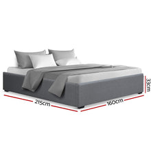 Load image into Gallery viewer, Queen Size Gas Lift  Base With Storage Fabric Bed Frame
