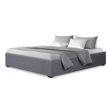 Load image into Gallery viewer, Queen Size Gas Lift  Base With Storage Fabric Bed Frame
