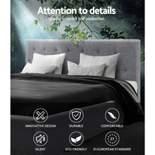 Load image into Gallery viewer, Fabric Grey Queen Bed Frame
