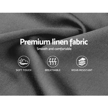 Load image into Gallery viewer, Artiss Tiyo Bed Frame Fabric Gas Lift Storage - Grey Double

