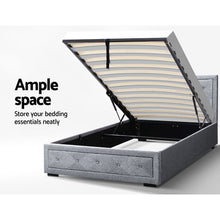 Load image into Gallery viewer, Artiss Bed Frame King Single Size Gas Lift Mattress Base with Storage Fabric
