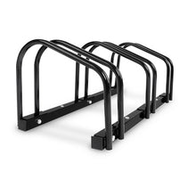 Load image into Gallery viewer, Weisshorn 3 Bike Stand Floor Bicycle Storage Black
