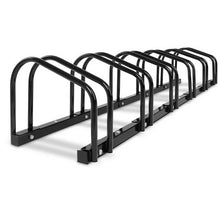 Load image into Gallery viewer, Weisshorn 6 Bike Stand Floor Bicycle Storage Black
