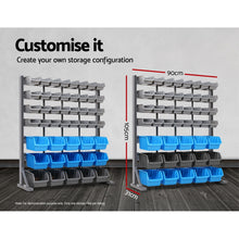 Load image into Gallery viewer, Giantz 47 Bin Storage Shelving Rack
