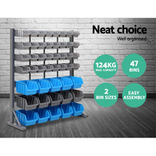 Load image into Gallery viewer, Giantz 47 Bin Storage Shelving Rack
