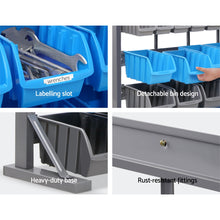 Load image into Gallery viewer, Giantz 47 Bin Storage Shelving Rack
