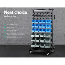 Load image into Gallery viewer, Giantz 90 Bin Storage Rack Stand
