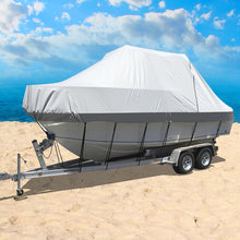 Load image into Gallery viewer, 19-21 ft Heavy Duty Trailerable Weatherproof 600D Jumbo Marine Boat Cover
