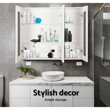 Load image into Gallery viewer, Bathroom Vanity Mirror with Storage Cabinet - White

