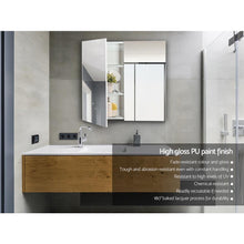 Load image into Gallery viewer, Cefito Bathroom Vanity Mirror with Storage Cabinet - White
