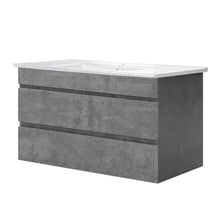 Load image into Gallery viewer, Cefito 900mm Bathroom Vanity Cabinet Basin Unit Sink Storage Wall Mounted Cement
