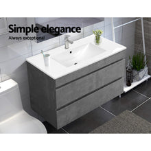 Load image into Gallery viewer, Cefito 900mm Bathroom Vanity Cabinet Basin Unit Sink Storage Wall Mounted Cement
