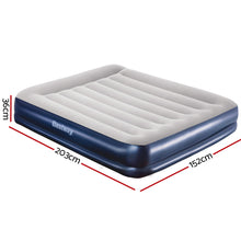 Load image into Gallery viewer, Bestway Air Bed Beds Mattress Premium Inflatable Built-in Pump Queen Size
