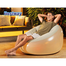 Load image into Gallery viewer, Bestway Inflatable Seat Sofa LED Light Chair Outdoor Lounge Cruiser
