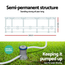 Load image into Gallery viewer, Bestway Swimming Pool Above Ground Filter Pump Steel Pro Frame Pools
