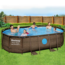 Load image into Gallery viewer, Bestway Swimming Pool Above Ground Pools Power Steel Frame Filter Pump 4.27M
