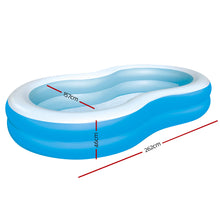 Load image into Gallery viewer, Bestway Inflatable Kids Pool Swimming Pool Family Pools 2.62m x 1.57m x 46cm
