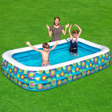 Load image into Gallery viewer, Bestway Inflatable Kids Play Pool Swimming Pool Rectangular Family Pools
