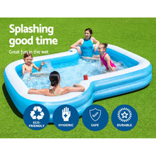 Load image into Gallery viewer, Bestway Swimming Pool Kids Above Ground Inflatable Rectangular Family 3M Pools
