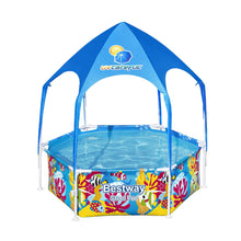 Load image into Gallery viewer, Bestway Swimming Pool Above Ground Plays Kids Steel Pro&trade; Mist Shade Pools
