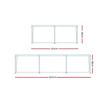 Load image into Gallery viewer, Bestway Swimming Pool Steel Frame Above Ground Rectangular Pool Filter Pump
