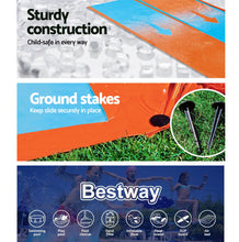 Load image into Gallery viewer, Bestway Inflatable Water Slip Slide Double Kids Splash Toy Outdoor Play 4.88M
