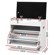 Load image into Gallery viewer, Artiss Adjustable 3 Tier Storage Cupboard - White
