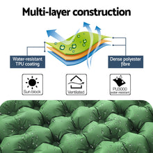 Load image into Gallery viewer, Weisshorn Self Inflating Mattress Camping Sleeping Mat Air Bed Pad Double Pillow

