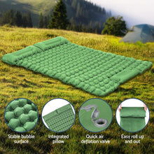 Load image into Gallery viewer, Weisshorn Self Inflating Mattress Camping Sleeping Mat Air Bed Pad Double Pillow
