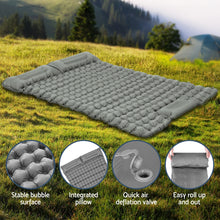 Load image into Gallery viewer, Weisshorn Self Inflating Mattress Camping Sleeping Mat Air Bed Double Pillow Bag
