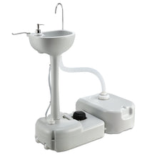 Load image into Gallery viewer, Weisshorn Camping Basin Portable Hand Wash Sink Stand 43L Capacity

