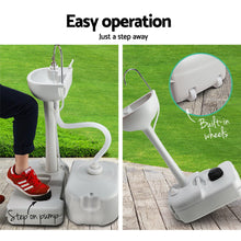 Load image into Gallery viewer, Weisshorn Camping Basin Portable Hand Wash Sink Stand 43L Capacity

