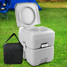 Load image into Gallery viewer, Weisshorn 20L Portable Camping Toilet Outdoor Flush Potty Boating With Bag
