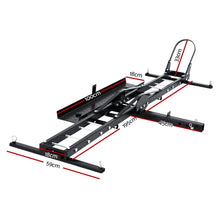 Load image into Gallery viewer, Giantz Motorcycle Carrier 2 Arms Rack Ramp Motorbike Dirt Bike 2&quot;Hitch Towbar
