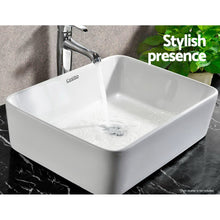 Load image into Gallery viewer, Cefito Ceramic Rectangle Sink Bowl - White
