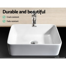 Load image into Gallery viewer, Cefito Ceramic Rectangle Sink Bowl - White
