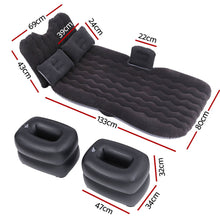 Load image into Gallery viewer, Weisshorn Car Mattress 176x80 Inflatable SUV Back Seat Camping Bed Charcoal
