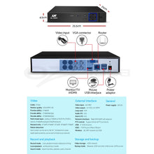 Load image into Gallery viewer, UL-tech 1080P CCTV Camera Home Security System DVR Outdoor HD Night Vision 4TB

