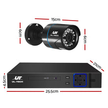 Load image into Gallery viewer, UL-tech CCTV Camera Home Security System Outdoor 1080P 8CH DVR 4TB Hard Drive
