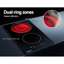 Load image into Gallery viewer, Electric Ceramic 30cm Hob Touch Control 3-Zones Cook Top
