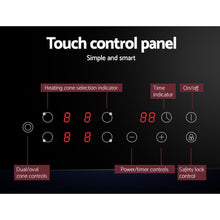 Load image into Gallery viewer, Devanti Ceramic Cooktop 77cm Electric Cooker 4 6 Burner Stove Hob Touch Control
