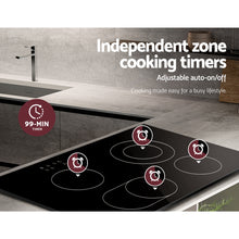 Load image into Gallery viewer, Devanti Ceramic Cooktop 77cm Electric Cooker 4 6 Burner Stove Hob Touch Control
