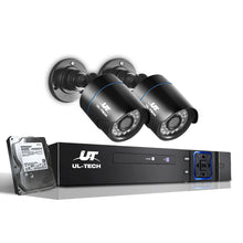 Load image into Gallery viewer, UL-Tech CCTV Security System 2TB 4CH DVR 1080P 2 Camera Sets
