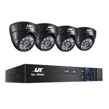 Load image into Gallery viewer, UL-tech CCTV Security Camera Home System DVR 1080P IP Long Range 4 Dome Cameras
